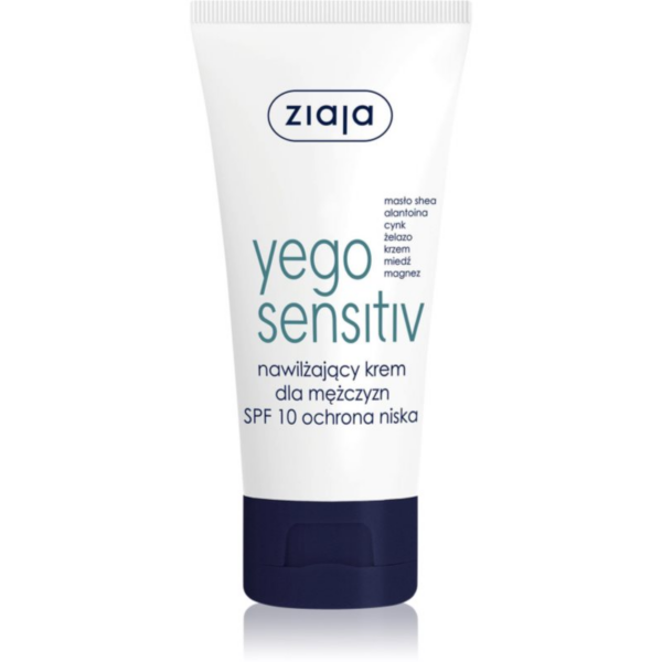 Ziaja Yego Sensitiv nyugtató és hidratáló krém uraknak SPF10 50 ml-Eredeti