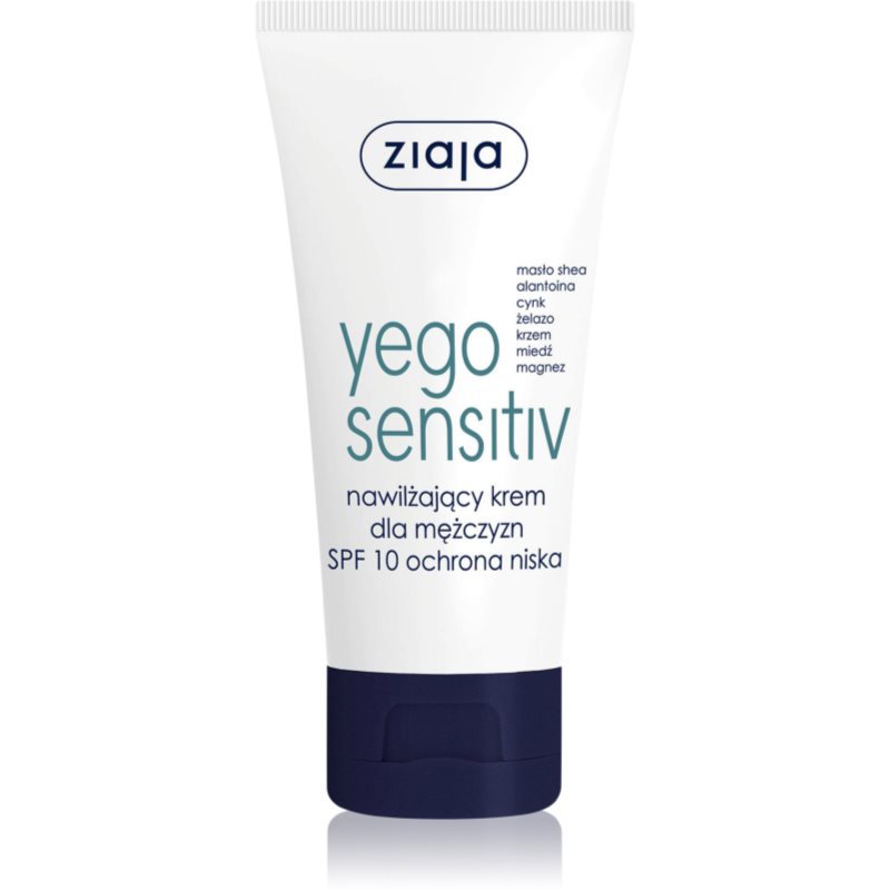 Ziaja Yego Sensitiv nyugtató és hidratáló krém uraknak SPF10 50 ml-Eredeti