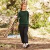 Zielona bluza dziecięca Raglan Sweat Fruit of the Loom