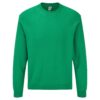 Zielona bluza męska Raglan Sweat Fruit of the Loom