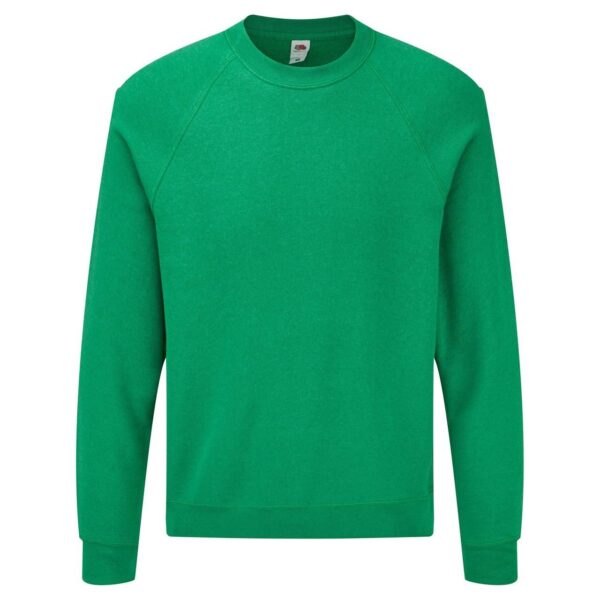 Zielona bluza męska Raglan Sweat Fruit of the Loom