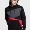 Zig Zag Hoody blk/red/cha