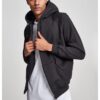 Zip-up hoodie black