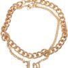 Zodiac Golden Anklet leo