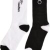 Zodiac Socks 2-Pack Black/White Taurus