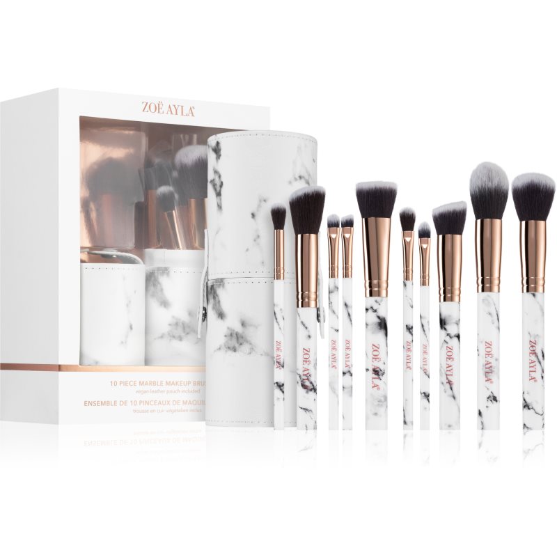 Zoë Ayla Makeup Brush Set Marble 10 Piece smink egyet szett-Ár