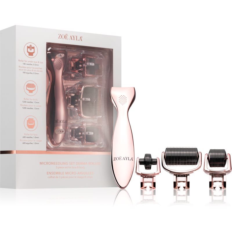 Zoë Ayla Micro-Needling Derma Roller Set mikrotűs eszköz arcra és testre-Ár