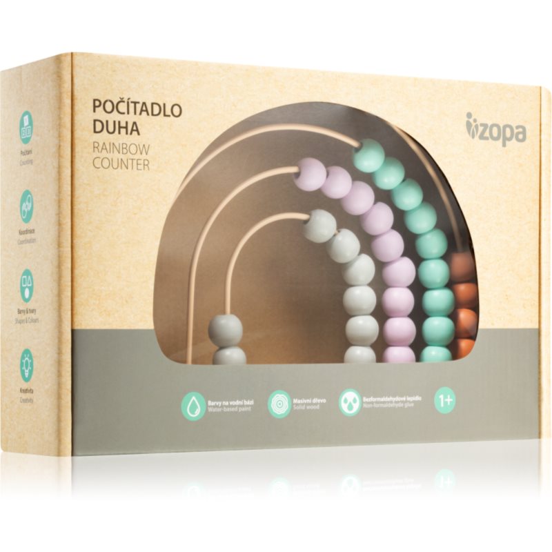 Zopa Counter számoló fából készült Rainbow 1 db-Ár