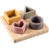Zopa Silicone Bamboo Puzzle interaktív formaberakó játék Multicolor 1 db-Ár