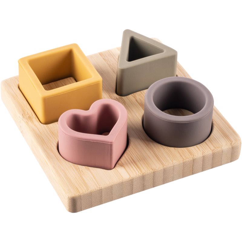 Zopa Silicone Bamboo Puzzle interaktív formaberakó játék Multicolor 1 db-Ár