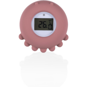Zopa Silicone Digital Thermometer 2in1 digitális hőmérő kádba való Old Pink 1 db-ár