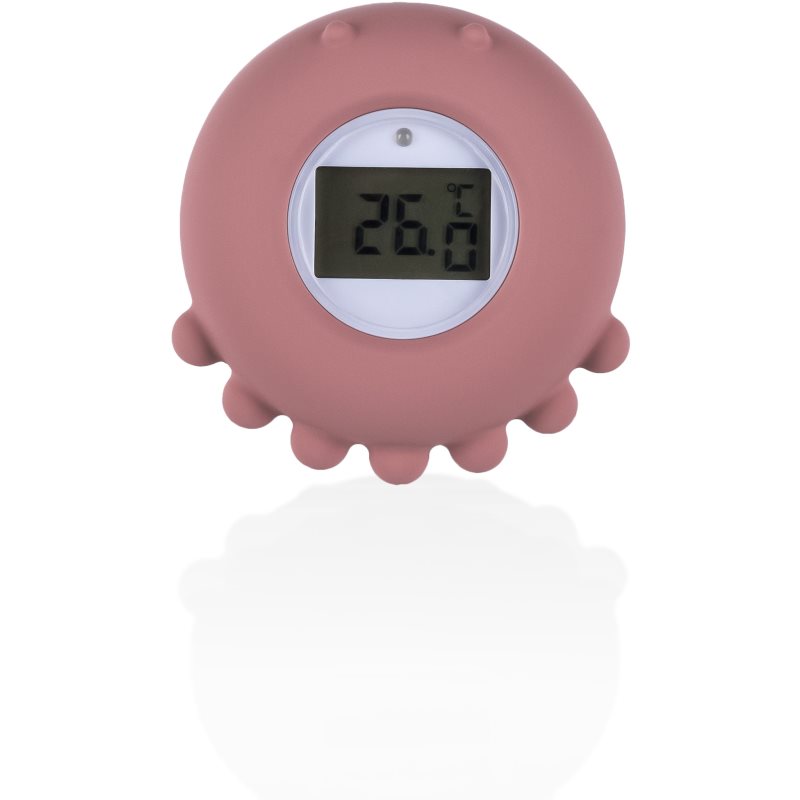 Zopa Silicone Digital Thermometer 2in1 digitális hőmérő kádba való Old Pink 1 db-ár