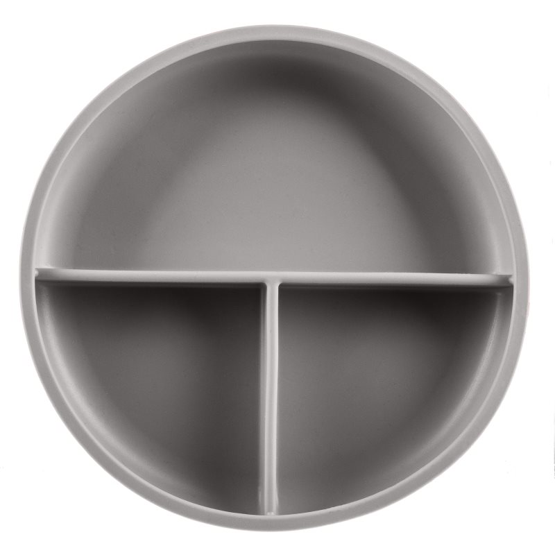 Zopa Silicone Divided Plate osztott tányér tapadókoronggal Dove Grey 1 db-Ár