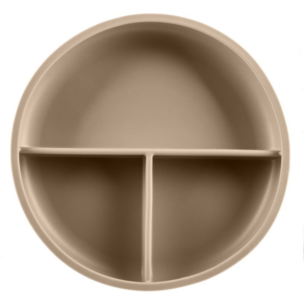 Zopa Silicone Divided Plate osztott tányér tapadókoronggal Sand Beige 1 db-Ár