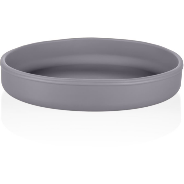 Zopa Silicone Plate tányér 6 m+ Dove Grey 1 db-ár