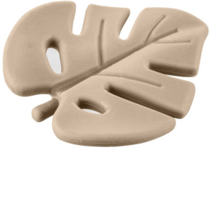 Zopa Silicone Teether Leaf rágóka Sand Beige 1 db-Ár