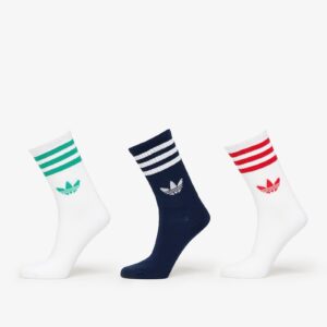 adidas 3-Stripes Crew Socks 3-Pack White/ Black/ Black S-alacsony-ár