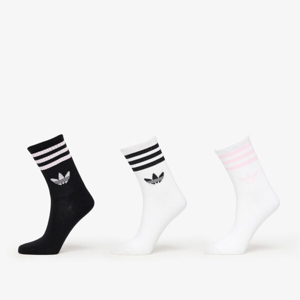 adidas 3-Stripes Crew Socks 3-Pack White/ Night Indigo/ White S-alacsony-ár