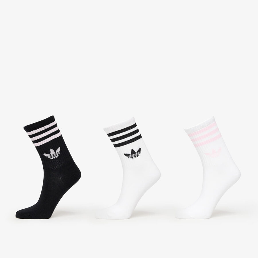 adidas 3-Stripes Crew Socks 3-Pack White/ Night Indigo/ White S-alacsony-ár