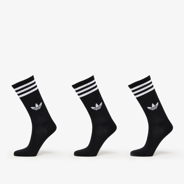 adidas 3-Stripes High Crew Socks 3-Pack Black/ Lucid Red/ Lucid Blue S-alacsony-ár