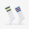 adidas 3 Stripes Ribbed Crew Socks 2-Pack White/ Multicolor S-alacsony-ár