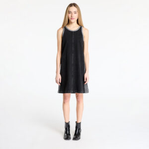 adidas Adicolor Denim 3 Stripes Tank Dress Black/ True Black Denim XS-alacsony-ár
