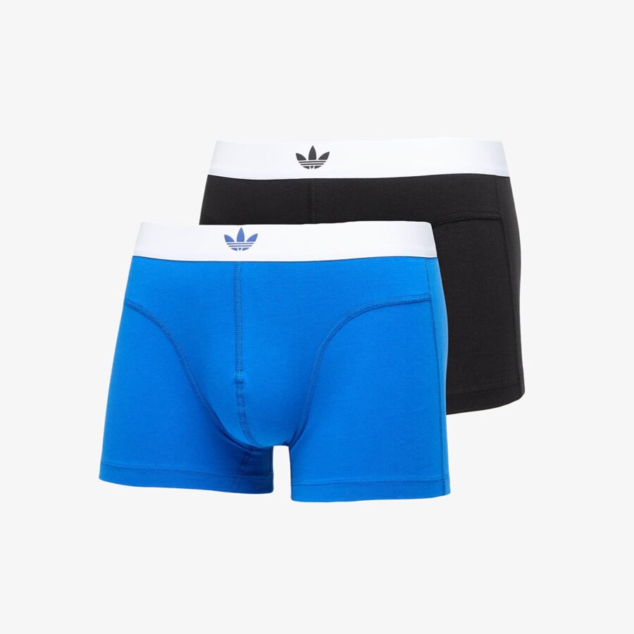 adidas Comfort Flex Cotton - Body Lines Trunk 2-Pack Blue/ Black S-alacsony-ár