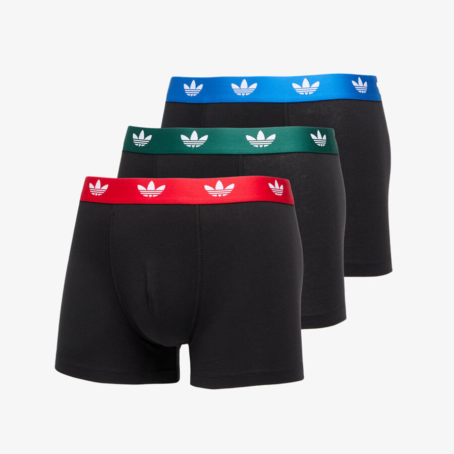 adidas Comfort Flex Cotton Trunk 3-Pack Black/ Multicolor S-alacsony-ár
