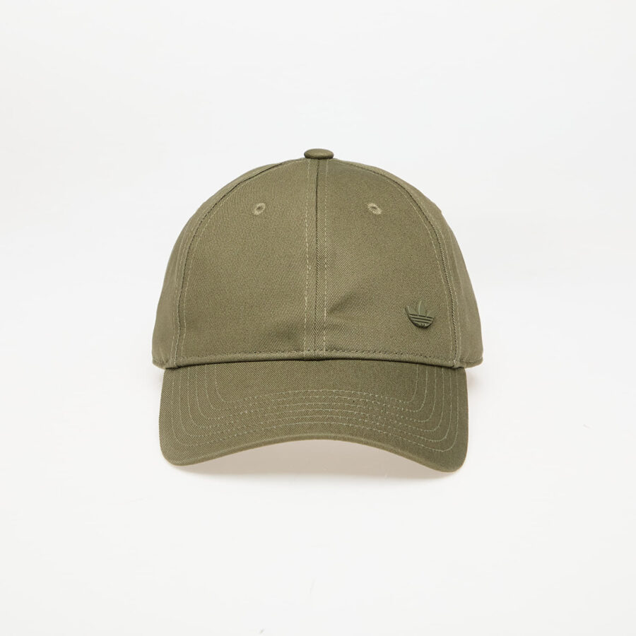 adidas Everyday Icons Cap With Tonal Metal Trefoil Olive Strata M-alacsony-ár