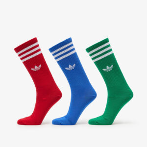 adidas High Crew Sock 3-Pack Blue/ Red/ Green M-alacsony-ár