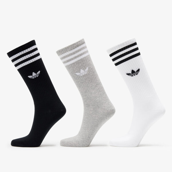adidas High Crew Sock 3-Pack White/ Mgreyh/ Black M-alacsony-ár