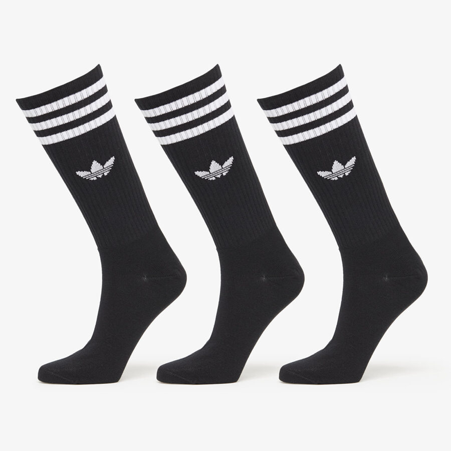adidas High Crew Sock 3-pack Black S-alacsony-ár