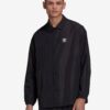 adidas Originals Coach Jacket Black Mens Shirt Jacket - Men