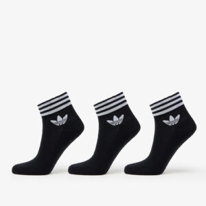 adidas Originals Trefoil Ankle Socks 3-Pack Black/ White 35-38-alacsony-ár