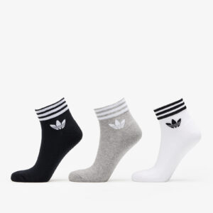 adidas Originals Trefoil Ankle Socks 3-Pack White/ Black/ Gray 35-38-alacsony-ár