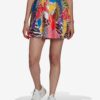 adidas Originals Yellow and Red Patterned Pleated Skirt - Ladies