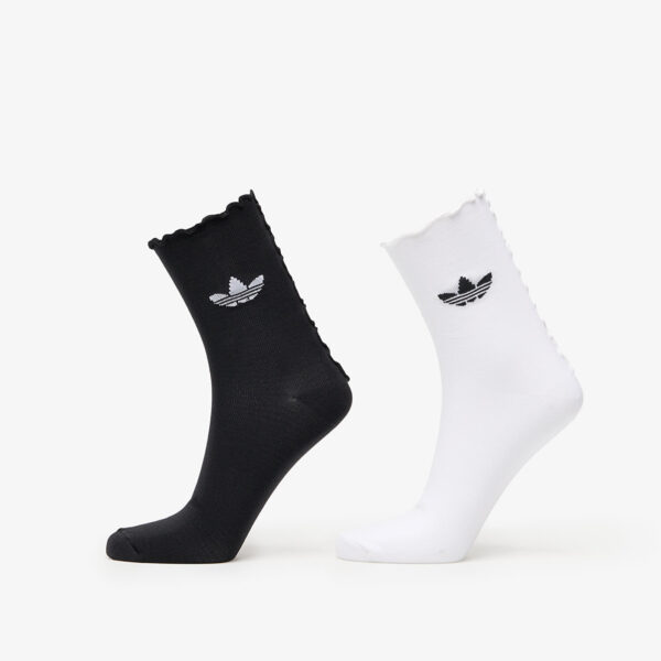adidas Ruffle Socks 2-Pack White/ Black S-alacsony-ár