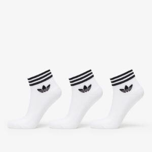 adidas Trefoil Ankle Socks 3-Pack White/ Black 35-38-alacsony-ár