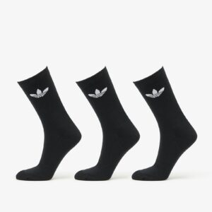 adidas Trefoil Cushion Crew Socks 3-Pack Black S-alacsony-ár