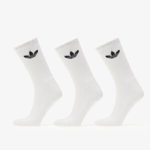 adidas Trefoil Cushion Crew Socks 3-Pack White M-alacsony-ár