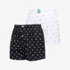 adidas Woven Boxer 2-Pack Black/ White S-alacsony-ár