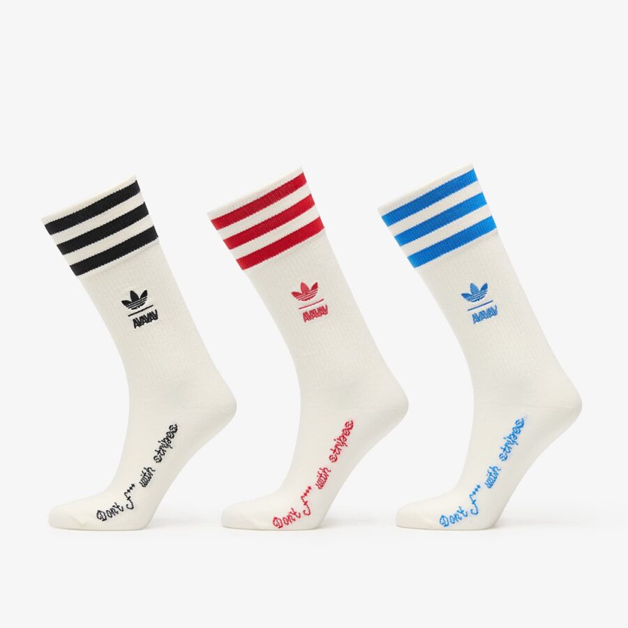 adidas x Avavav Crew Socks Beige/ Cream White/ Black S-alacsony-ár