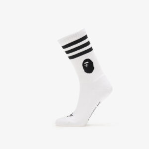 adidas x BAPE Socks White/ White/ Black S-alacsony-ár