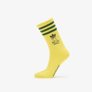 adidas x Brain Dead Sock 1-Pack Yellow/ Bright Yellow/ Amazon Green S-alacsony-ár