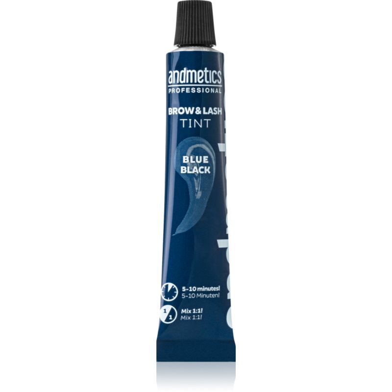 andmetics Professional Brow & Lash Tint szemöldök- és szempillafesték árnyalat Blue Black 20 ml-Ár