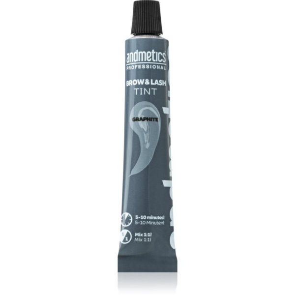 andmetics Professional Brow & Lash Tint szemöldök- és szempillafesték árnyalat Graphit 20 ml-Ár