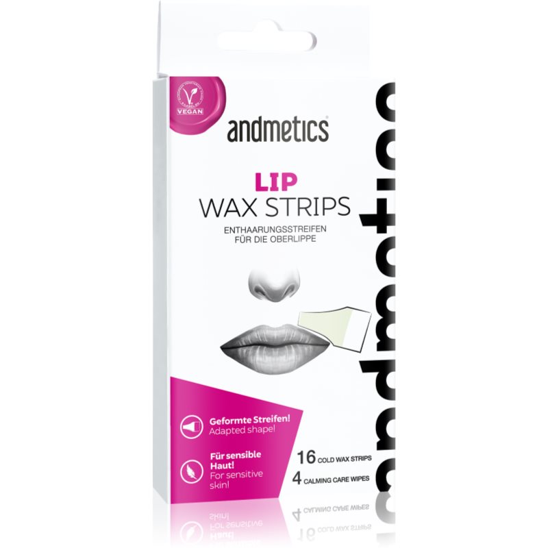 andmetics Wax Strips Lip bajuszgyanta 16 db-Ár