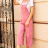 armonika Women's Light Pink Gardening Jumpsuit