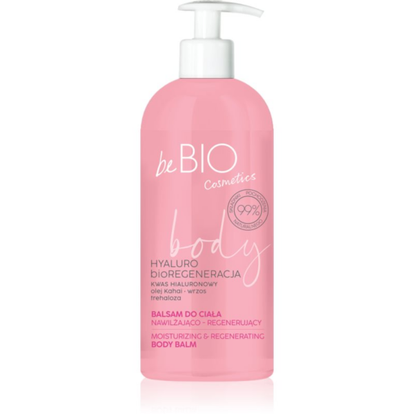 beBIO Hyaluro bioRegeneration regeneráló testbalzsam hidratáló hatással 350 ml-Ár