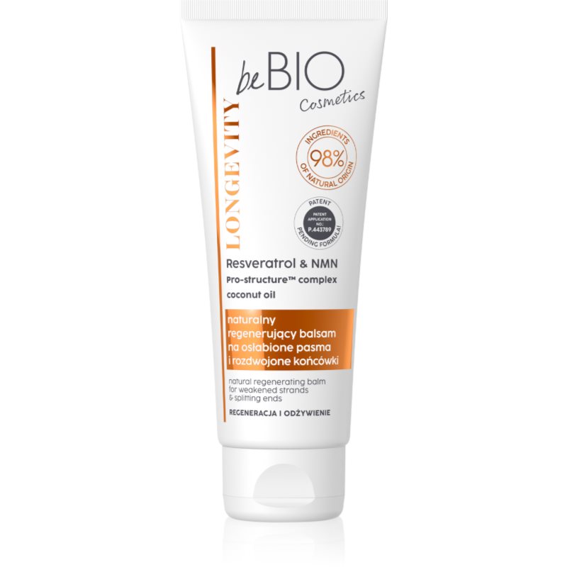 beBIO Longevity öblítést nem igénylő hajkúra a töredezett hajvégekre 75 ml-Ár